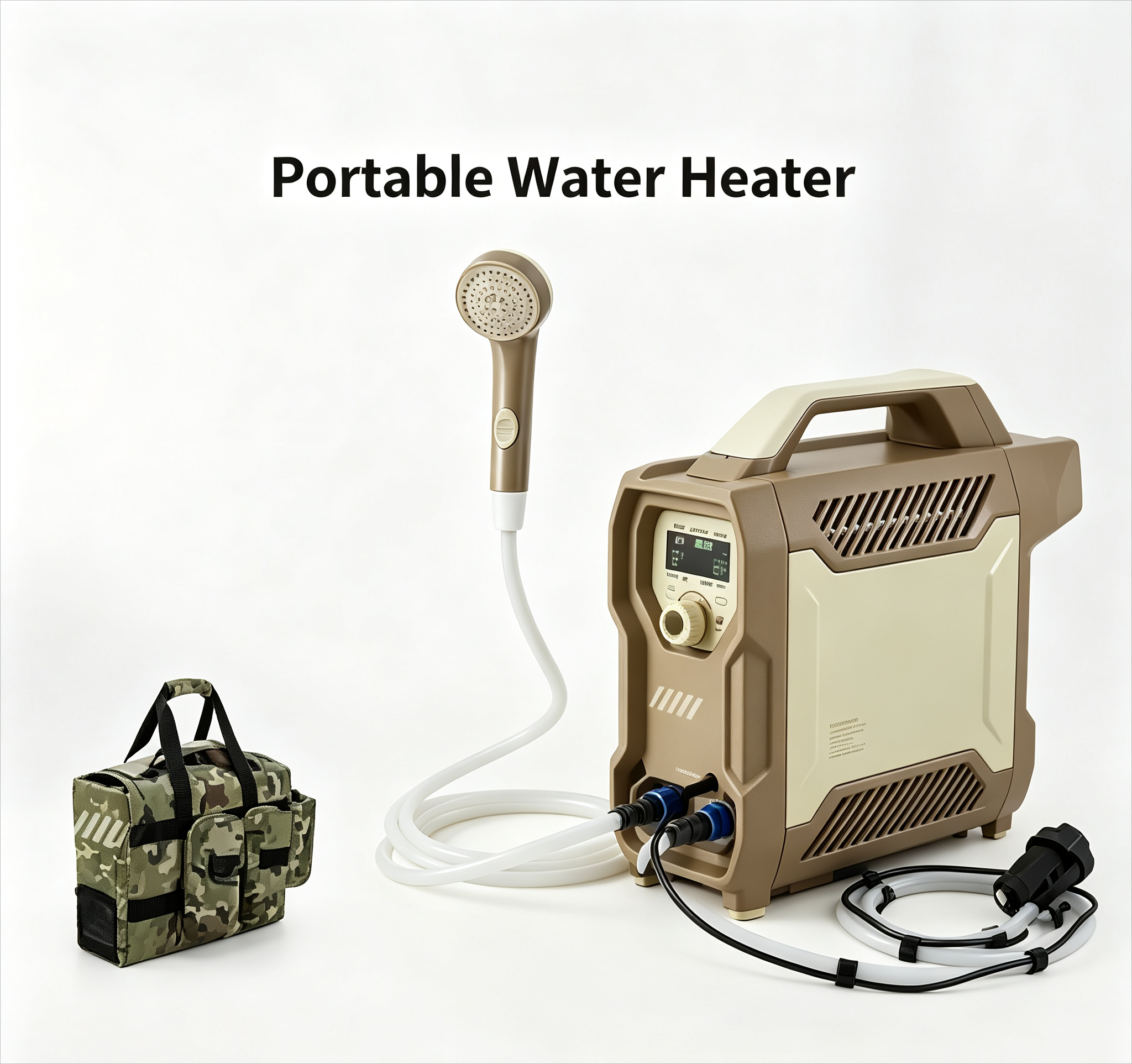 Outdoor Camping Hot Water Heater - Portable Electric Water Heater Quick Heating