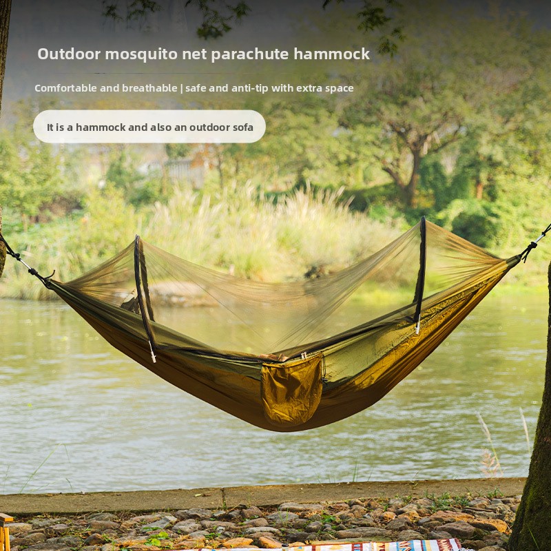 Outdoor Camping Mosquito Net - Outdoor Camping Quick Open Hammock with