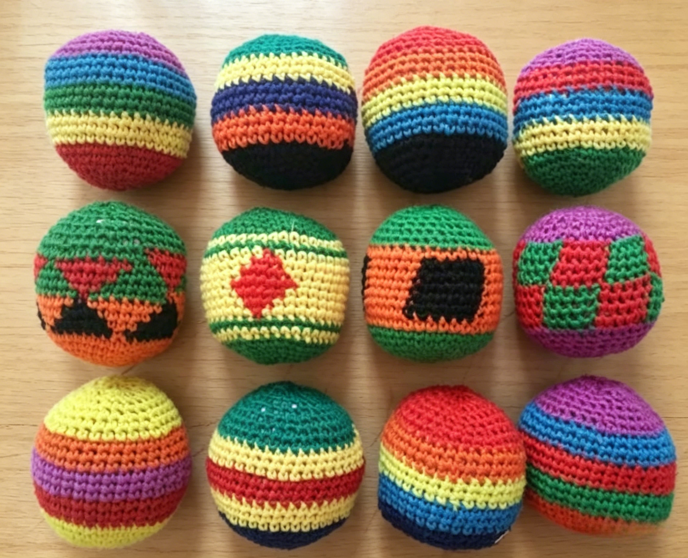 Outdoor Camping Bag - Soft Handmade Sacks for Footbag Juggling
