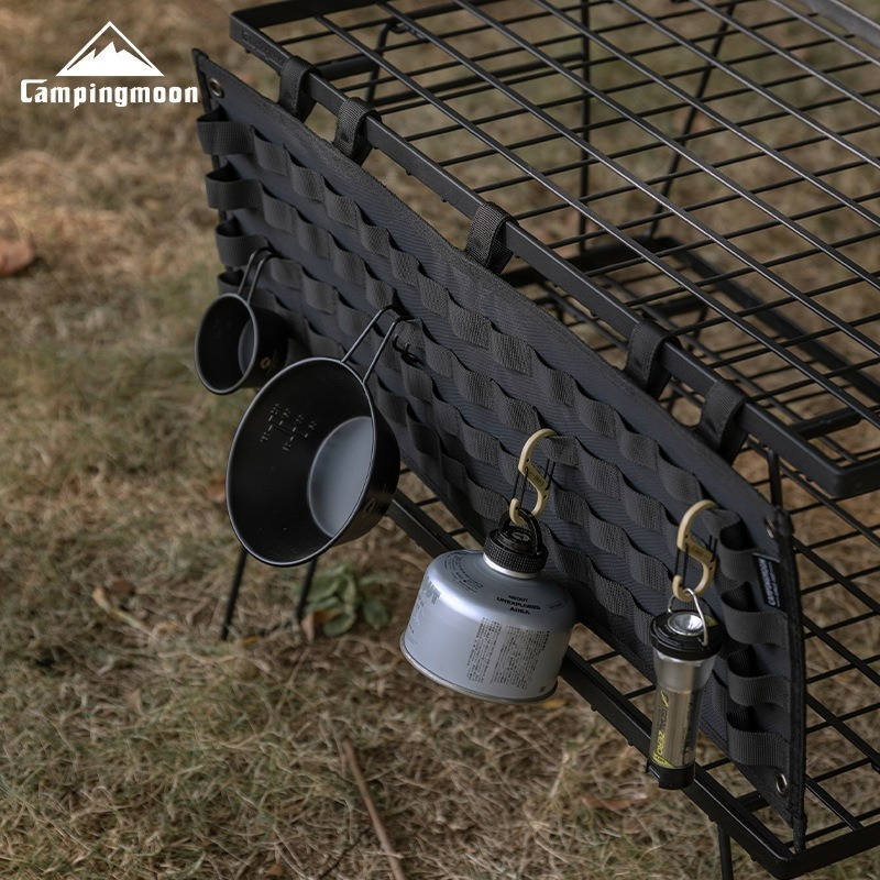 Outdoor Camping Table With Storage - CAMPINGMOON BK-589 Free Adjustment Outdoor Travel