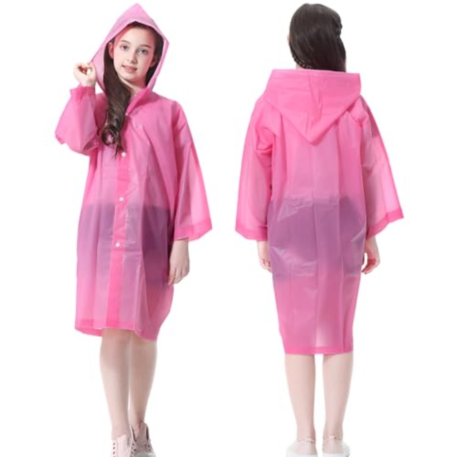 Outdoor Camping Jacket - Rain Ponchos Raincoats for,2 Packs Rain