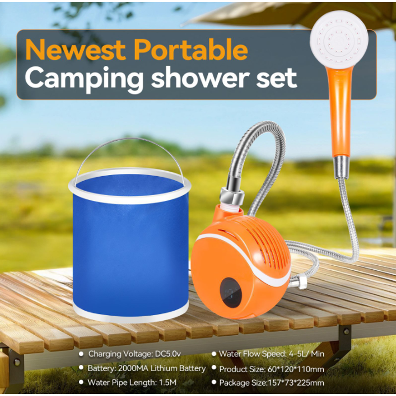 Outdoor Camping Carpet - 2026 Portable New Camping Shower Outdoor