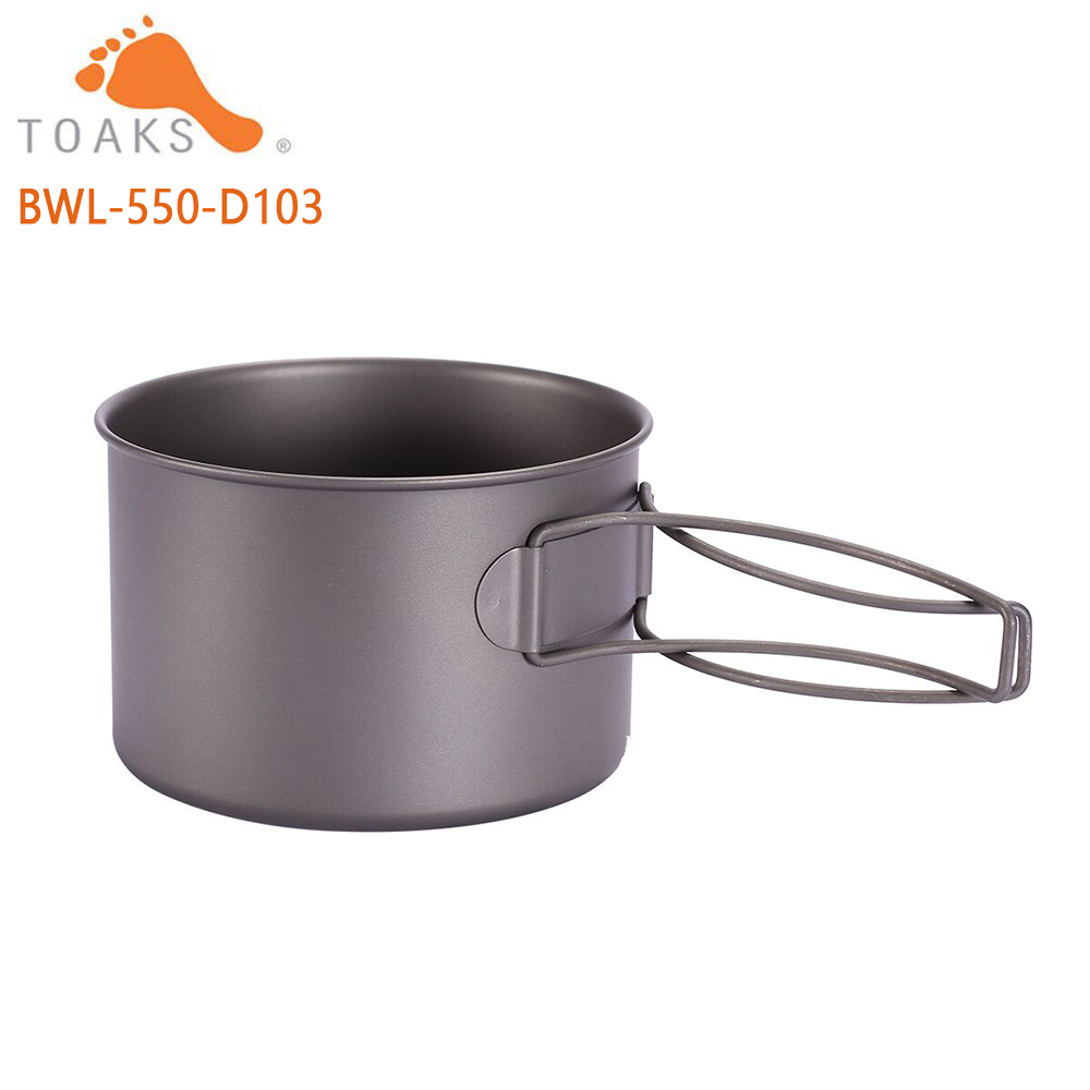TOAKS BWL-550  Camping Titaniu - مراجعة Outdoor Camping Cooking Equipment وسعره