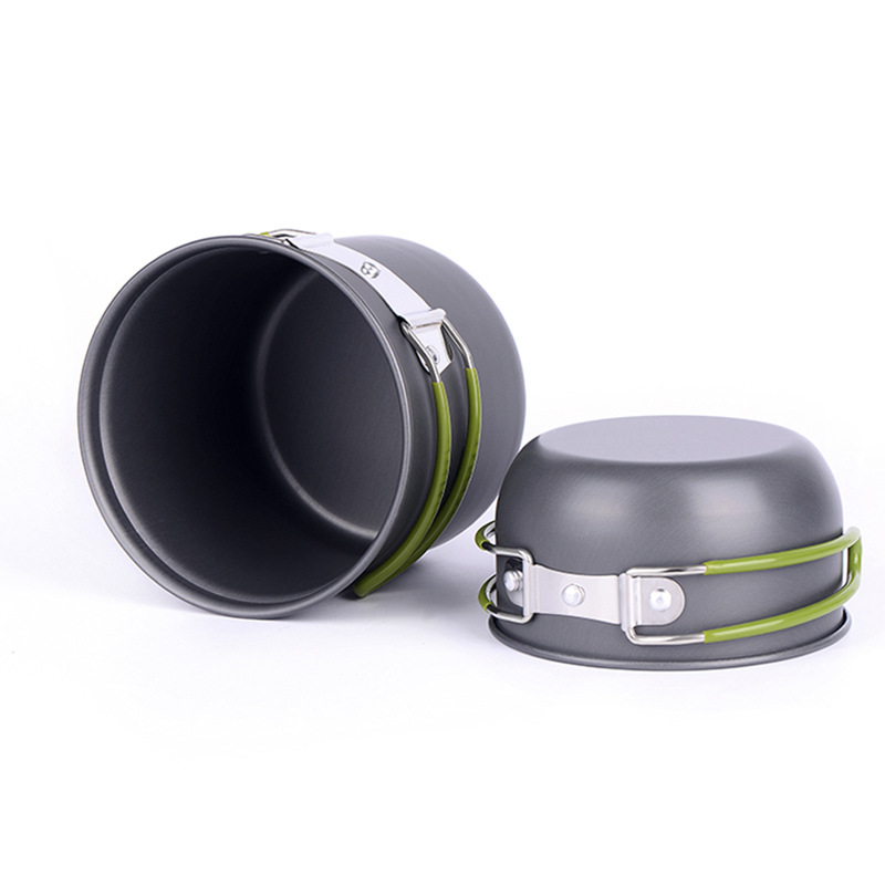 Ultralight Camping Pot Set: Ca - مراجعة Outdoor Camping Cooking Equipment وسعره