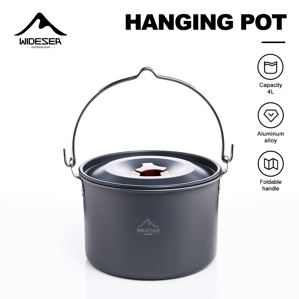 Widesea Hard Anodized Aluminum - مراجعة Outdoor Camping Cooking Equipment وسعره