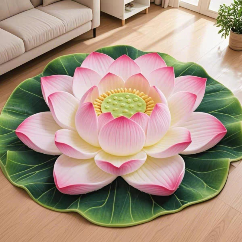 VIKAMA Chinese Style round Rug - مراجعة Camping Outdoor Or Indoor وسعره
