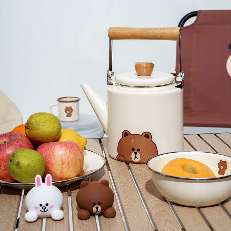 LINE FRIENDS Brown Cony Sally  - مراجعة Outdoor Camping Korea وسعره