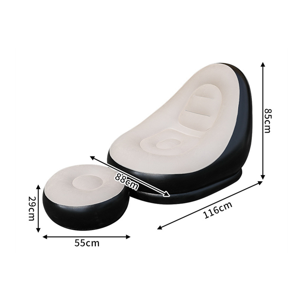 Lazy Couch Sofas Inflatable Ch - مراجعة Outdoor Camping Recliner وسعره
