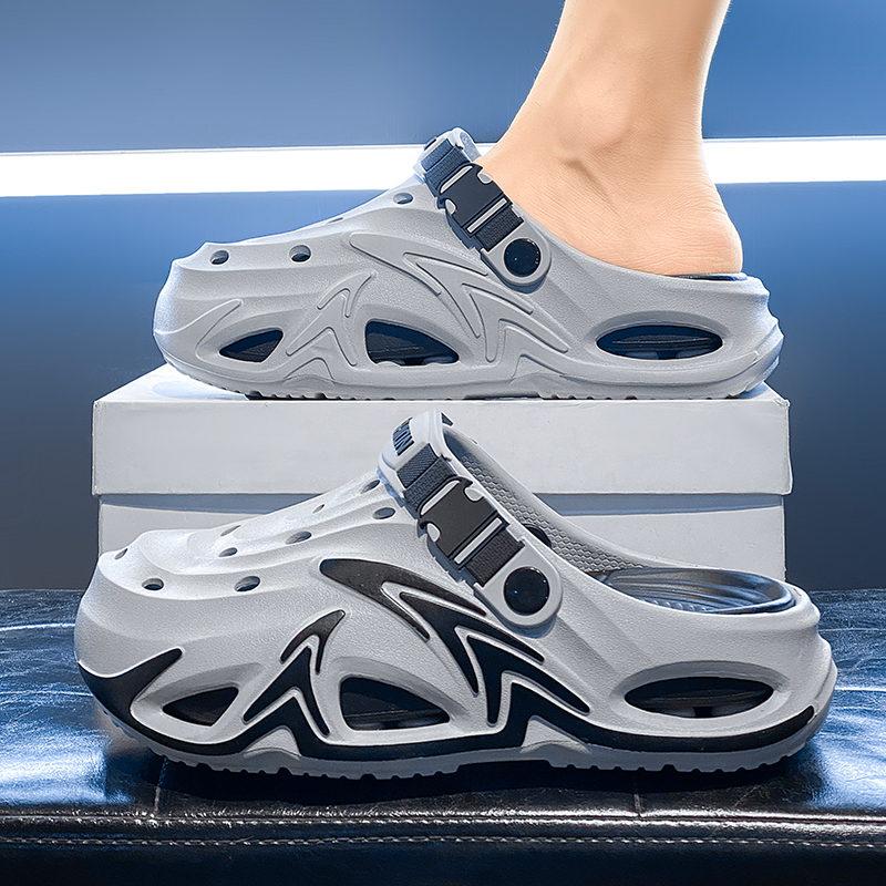 New Summer Style Beach Date, O - مراجعة Outdoor Camping Slippers وسعره
