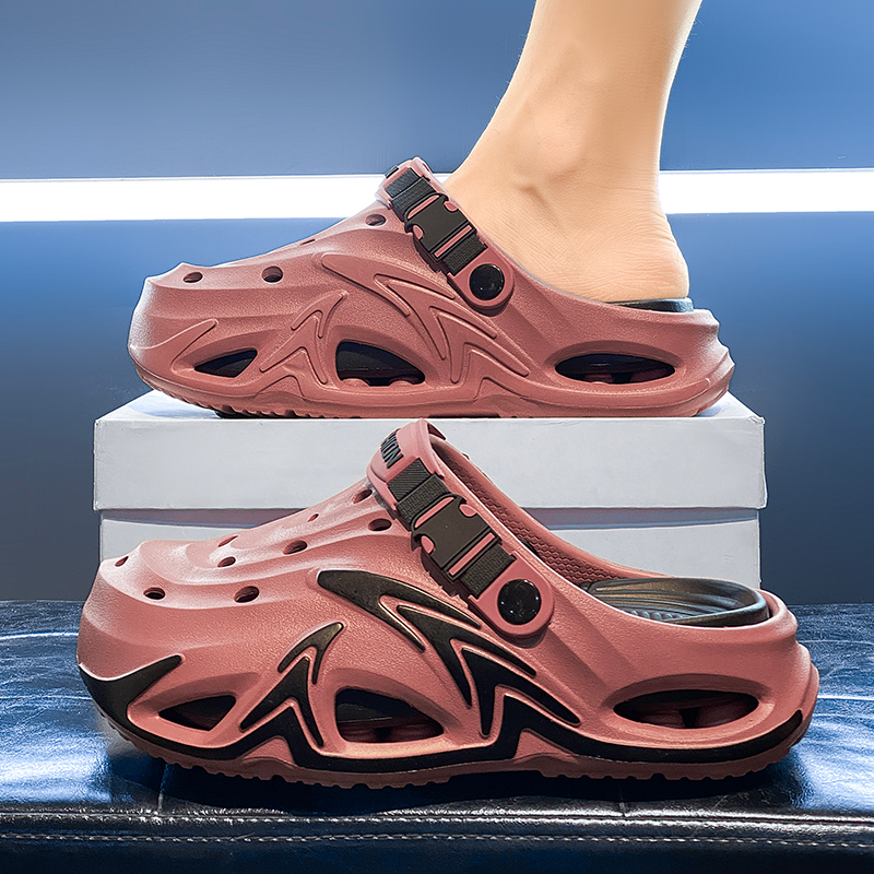 New Summer Style Beach Date, O - مراجعة Outdoor Camping Slippers وسعره