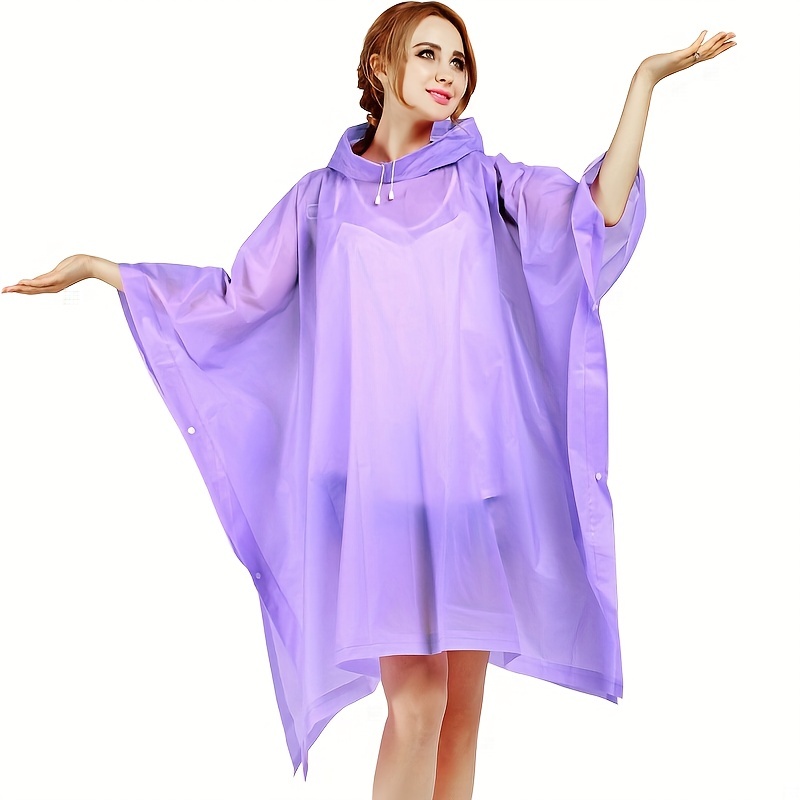 Rain Ponchos For Adults Pouch  - مراجعة Outdoor Camping Jacket وسعره