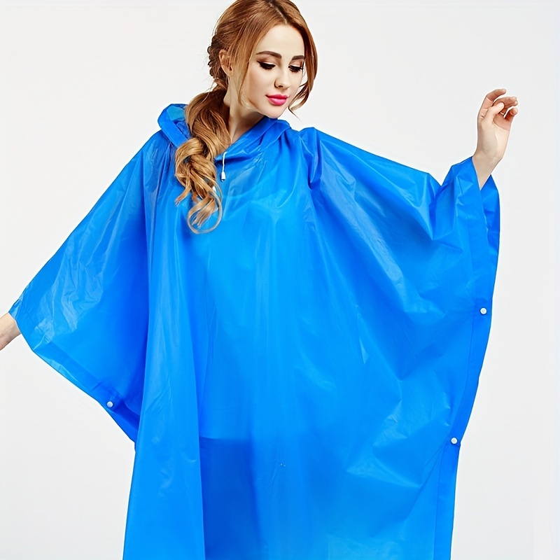 Rain Ponchos For Adults Pouch  - مراجعة Outdoor Camping Jacket وسعره