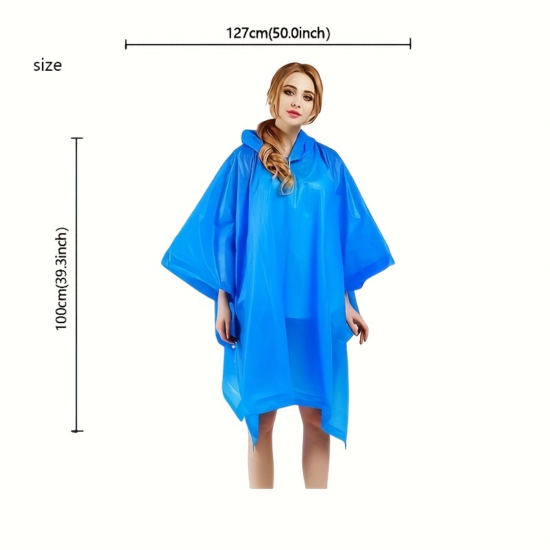 Rain Ponchos For Adults Pouch  - مراجعة Outdoor Camping Jacket وسعره