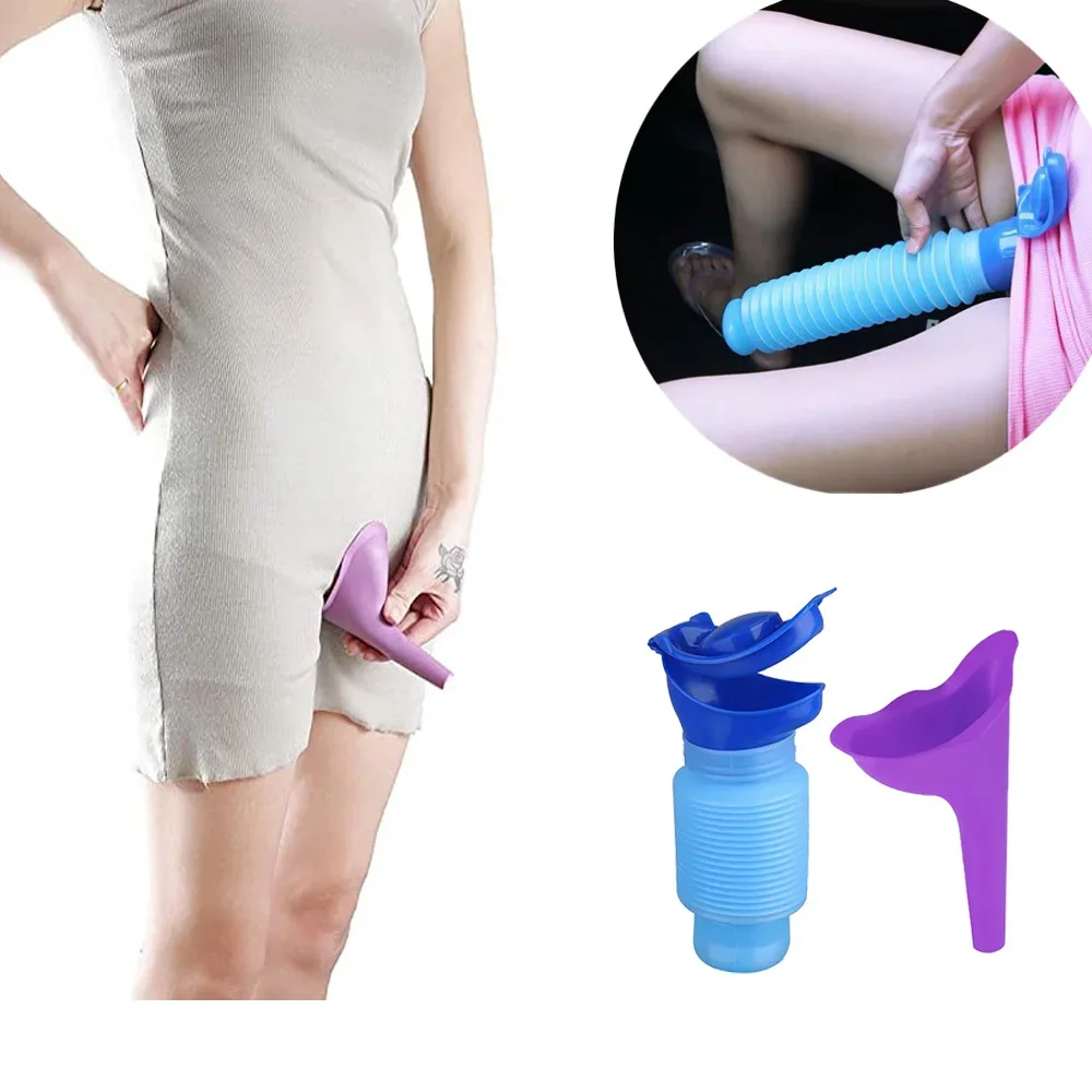 Portable 750ML Outdoor Urine f - مراجعة Outdoor Camping Urinal وسعره