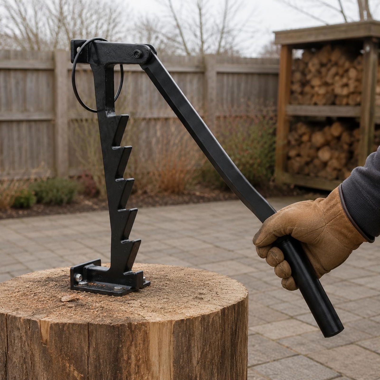 Manual Log Splitter Safe to Us - مراجعة Outdoor Camping وسعره