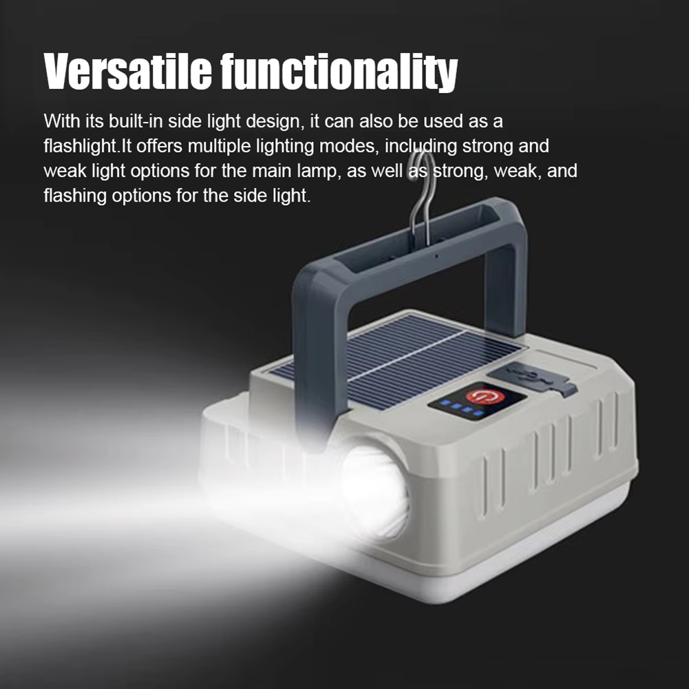 NEW Portable Solar Camping Lig - مراجعة Camping Solar Lantern وسعره