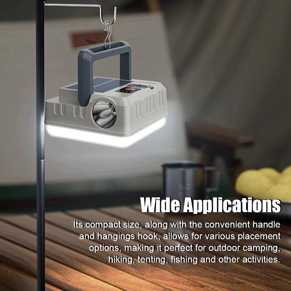 NEW Portable Solar Camping Lig - مراجعة Camping Solar Lantern وسعره