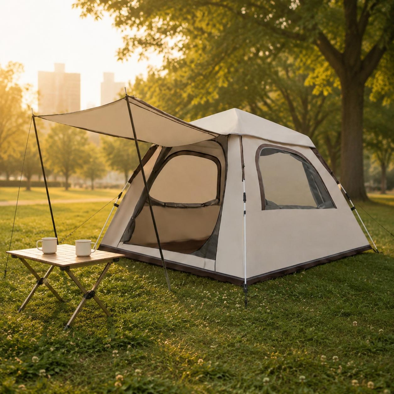 Automatic Camping Tent Portabl - مراجعة Camping Outdoor Or Indoor وسعره