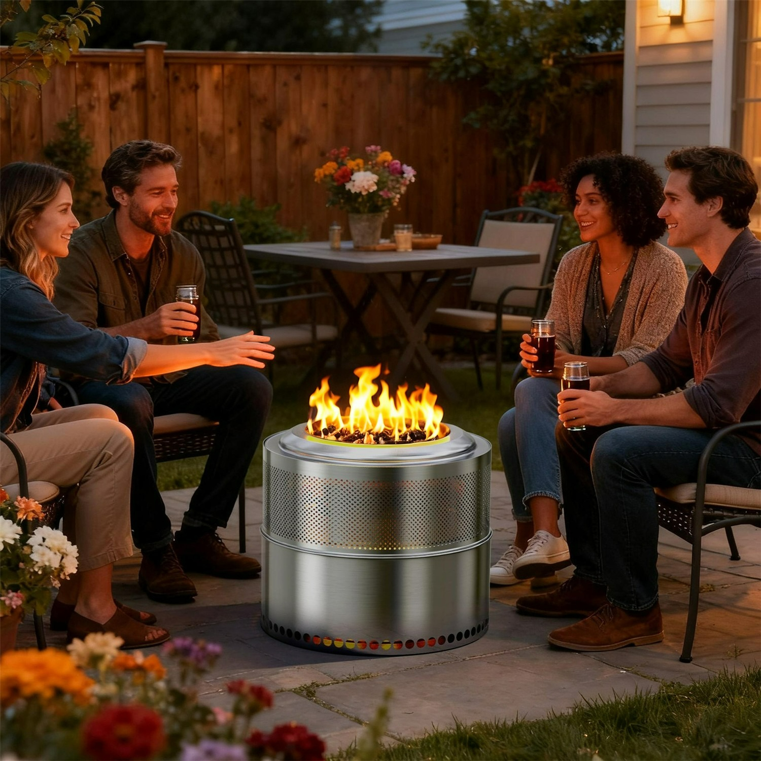 50 CM Smokeless Camping Fire P - مراجعة Outdoor Camping Fire وسعره