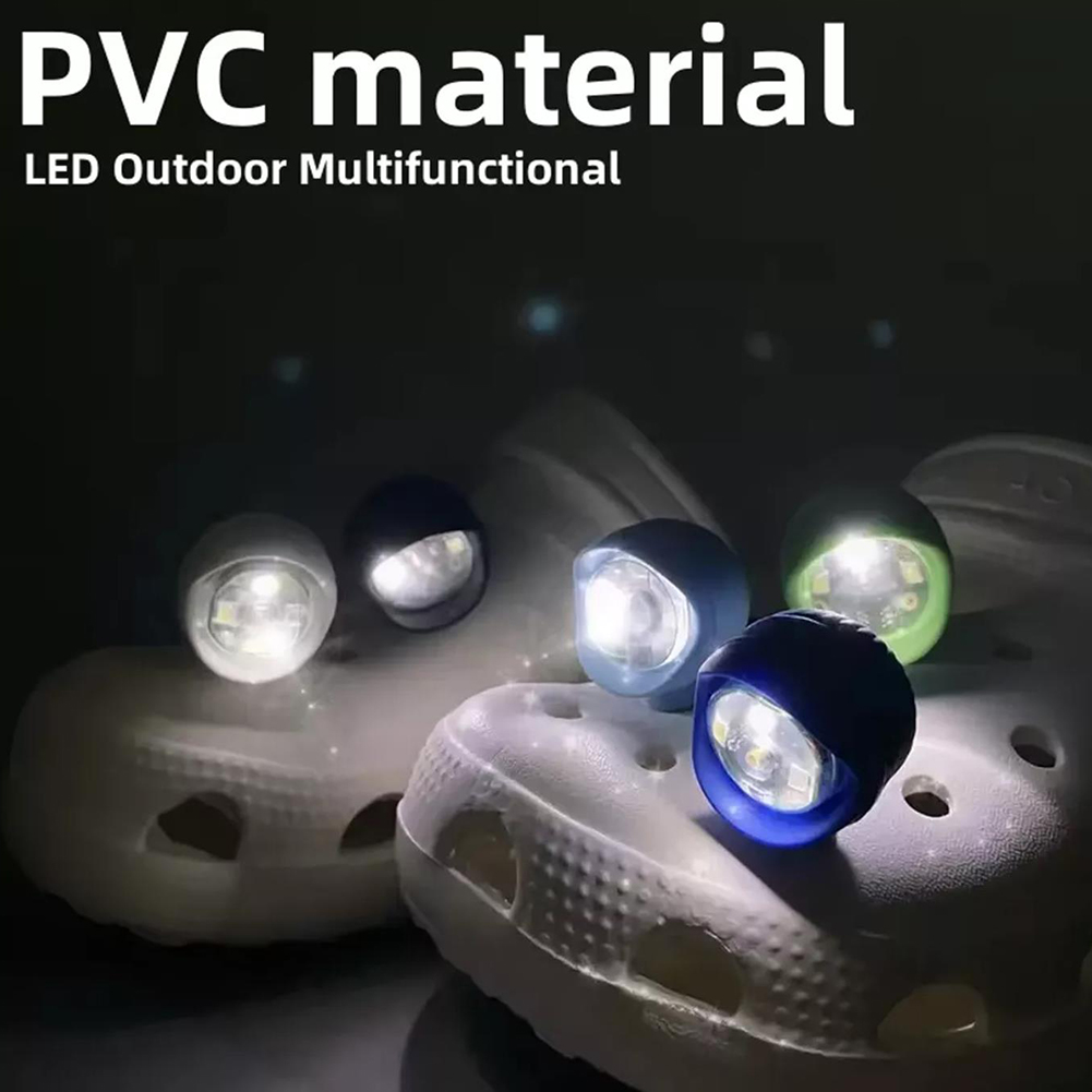 2pcs Hollowed-Out Shoes Lights - مراجعة Outdoor Camping Slippers وسعره