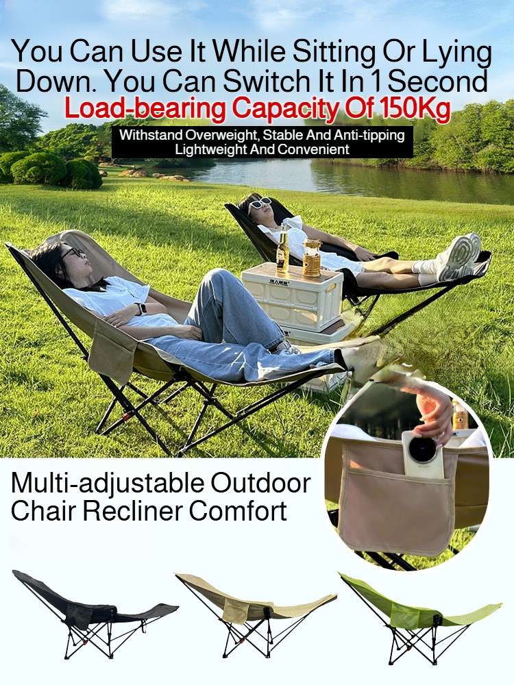 Portable Folding Recliner Beac - مراجعة Outdoor Camping Recliner وسعره
