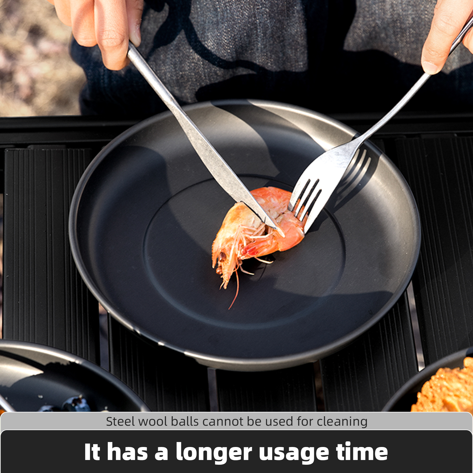BISINNA Camping Plate Lightwei - مراجعة Outdoor Camping Cooking Equipment وسعره