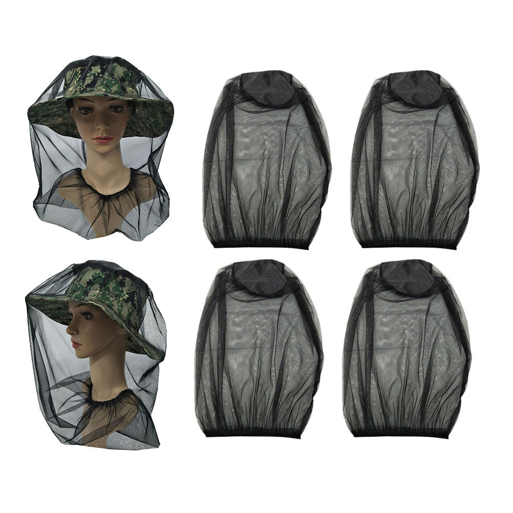 4Pcs Mosquito Head Net Polyest - مراجعة Outdoor Camping Mosquito Net وسعره