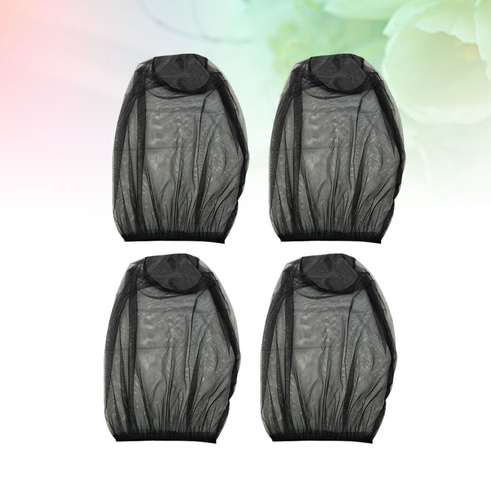 4Pcs Mosquito Head Net Polyest - مراجعة Outdoor Camping Mosquito Net وسعره