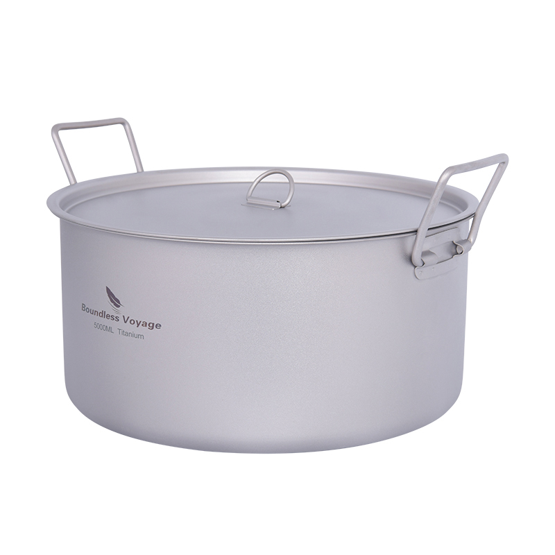 Boundless Voyage Titanium Pot  - مراجعة Outdoor Camping Cooking Equipment وسعره