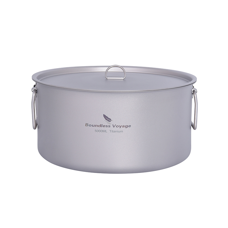 Boundless Voyage Titanium Pot  - مراجعة Outdoor Camping Cooking Equipment وسعره