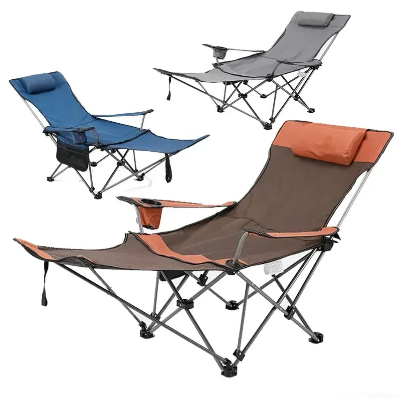 2in1 Outdoor Folding Chair Por - مراجعة Outdoor Camping Recliner وسعره