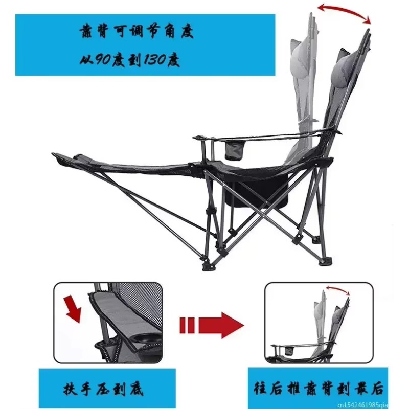 2in1 Outdoor Folding Chair Por - مراجعة Outdoor Camping Recliner وسعره