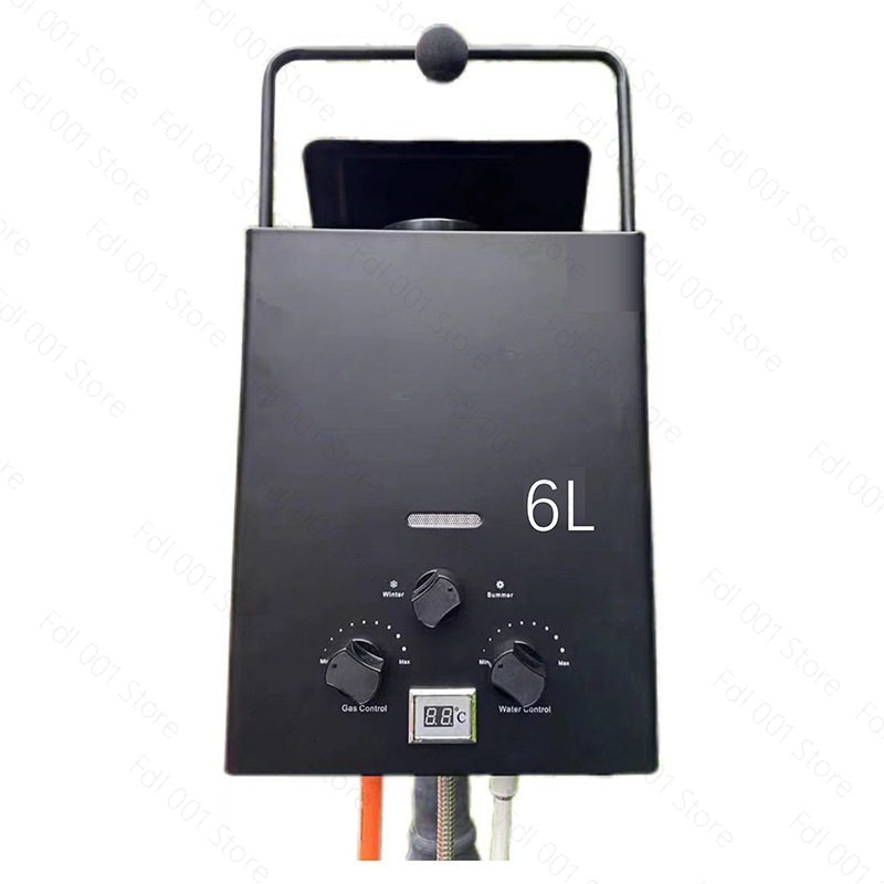 6L Portable Tankless Gas Water - مراجعة Outdoor Camping Hot Water Heater وسعره