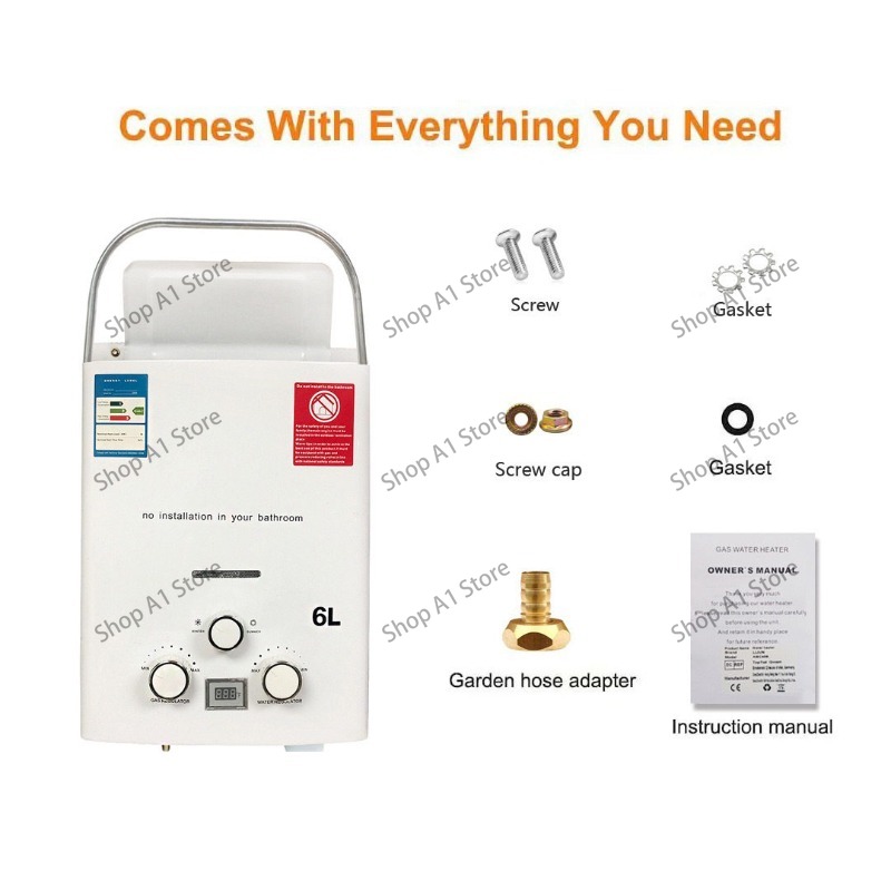 Water Heater 6L Outdoor Campin - مراجعة Outdoor Camping Hot Water Heater وسعره