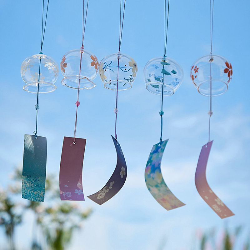 Japanese Style Glass Wind Chim - مراجعة Japanese Outdoor Camping وسعره