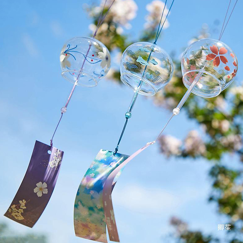 Japanese Style Glass Wind Chim - مراجعة Japanese Outdoor Camping وسعره