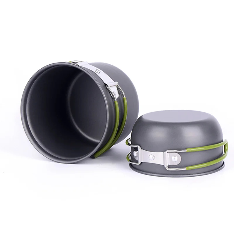 Ultralight Camping Pot Set Out - مراجعة Outdoor Camping Cooking Equipment وسعره