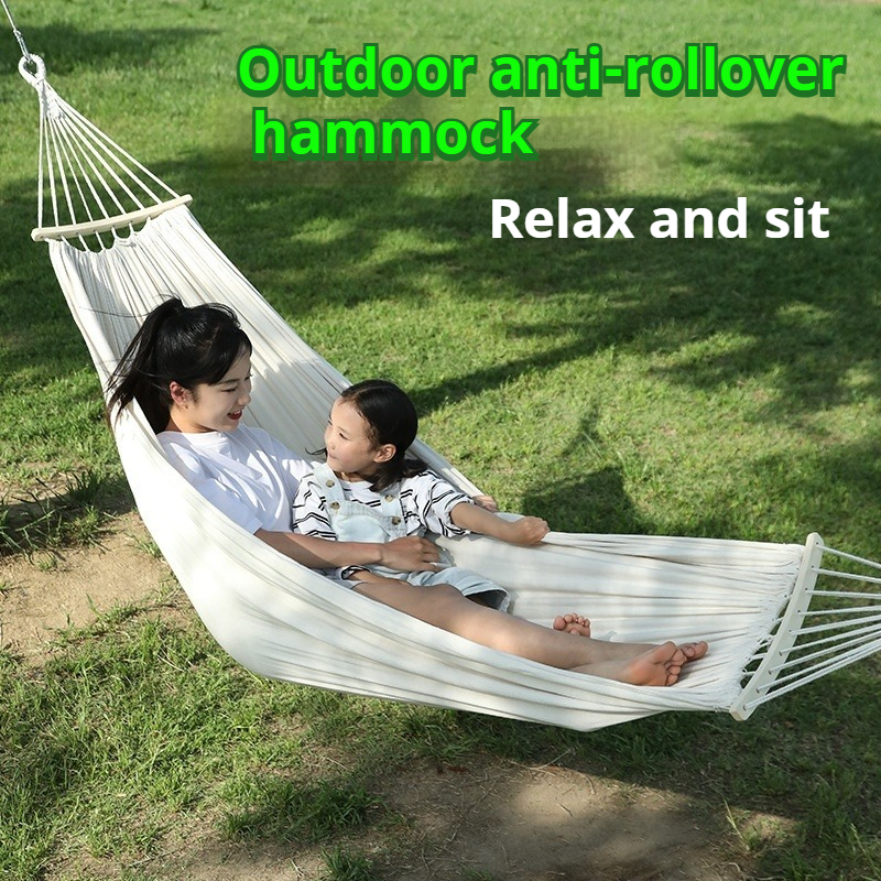 Hammock outdoor swing, anti -  - مراجعة Camping Outdoor Or Indoor وسعره