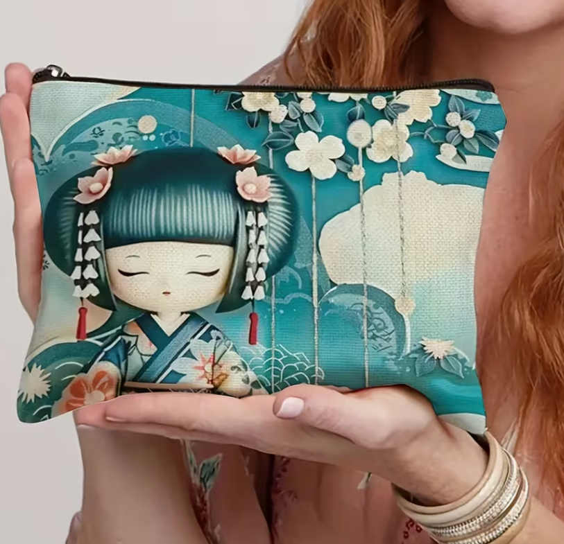 Retro Japanese Style Makeup Ba - مراجعة Japanese Outdoor Camping وسعره