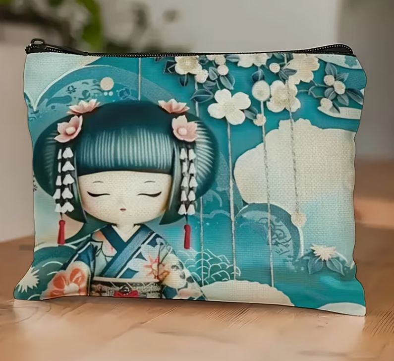 Retro Japanese Style Makeup Ba - مراجعة Japanese Outdoor Camping وسعره