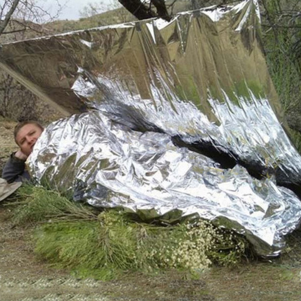 1-10PCS Emergency Thermal Blan - مراجعة Outdoor Camping Carpet وسعره