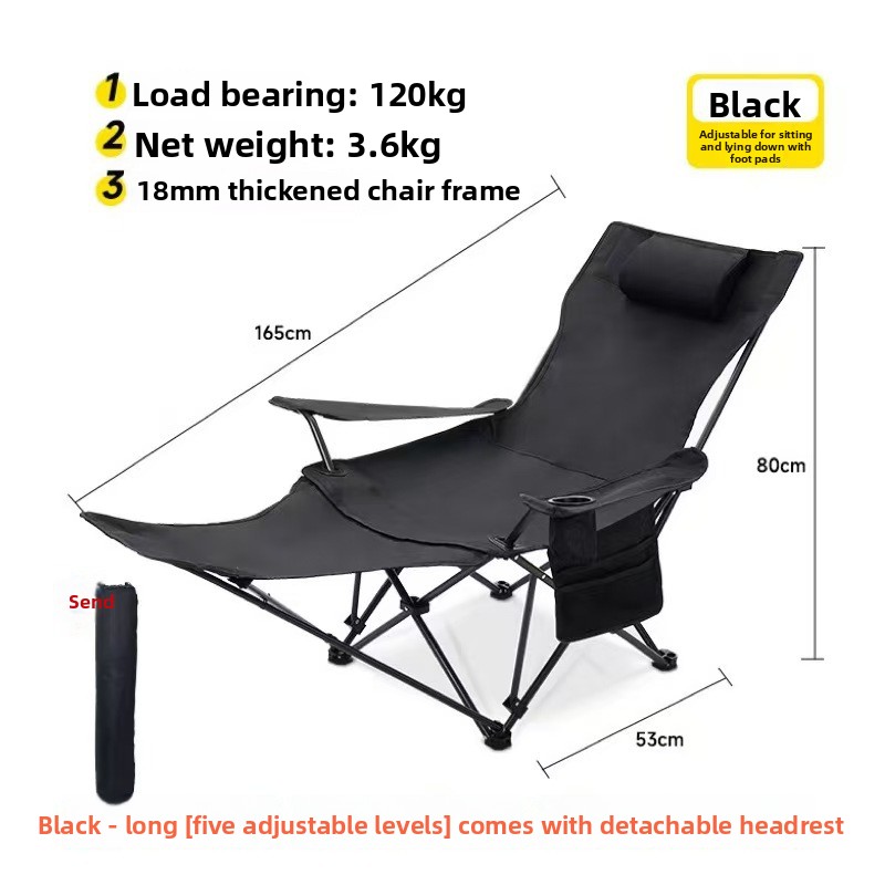 Portable 5 Position Adjustable - مراجعة Outdoor Camping Recliner وسعره