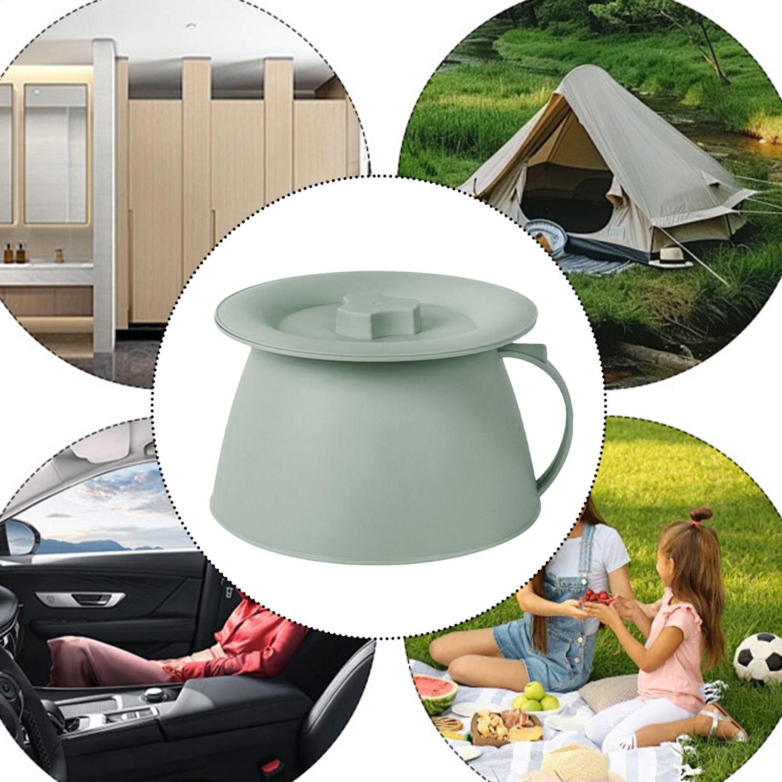 1.5L Portable Chamber Pot with - مراجعة Outdoor Camping Urinal وسعره