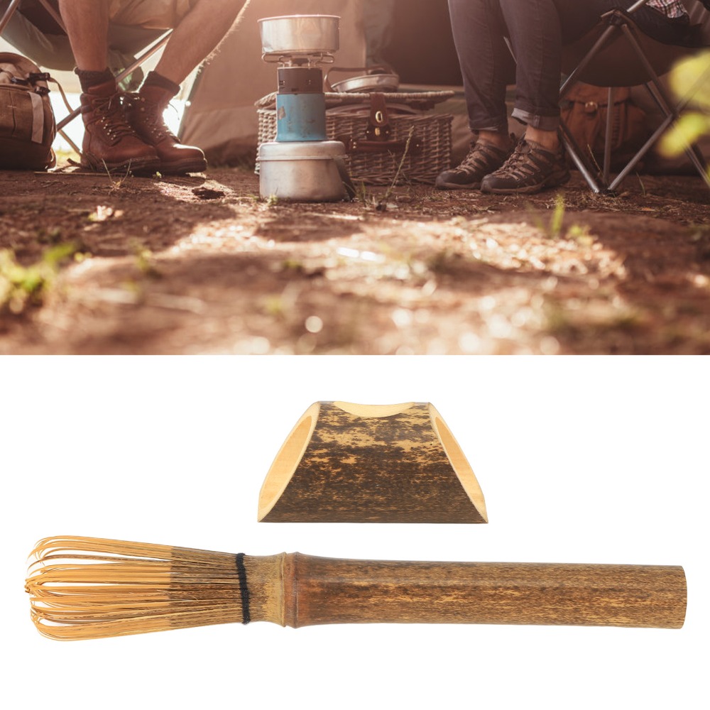 Durable Long Handle Matcha Whi - مراجعة Japanese Outdoor Camping وسعره