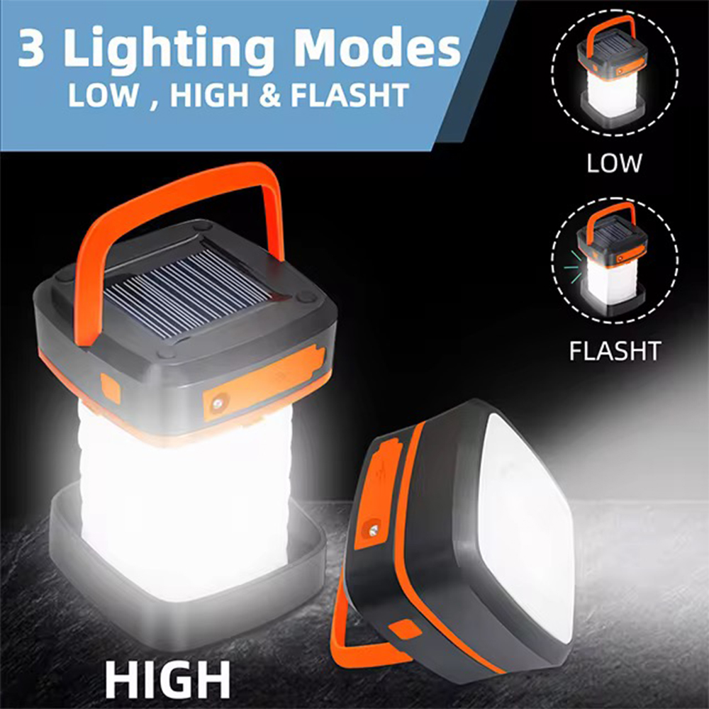 Black Rechargeable Solar Campi - مراجعة Camping Solar Lantern وسعره