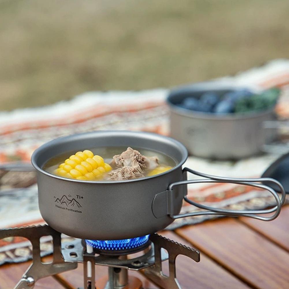 Outdoor Titanium Camping Pot P - مراجعة Outdoor Camping Korea وسعره