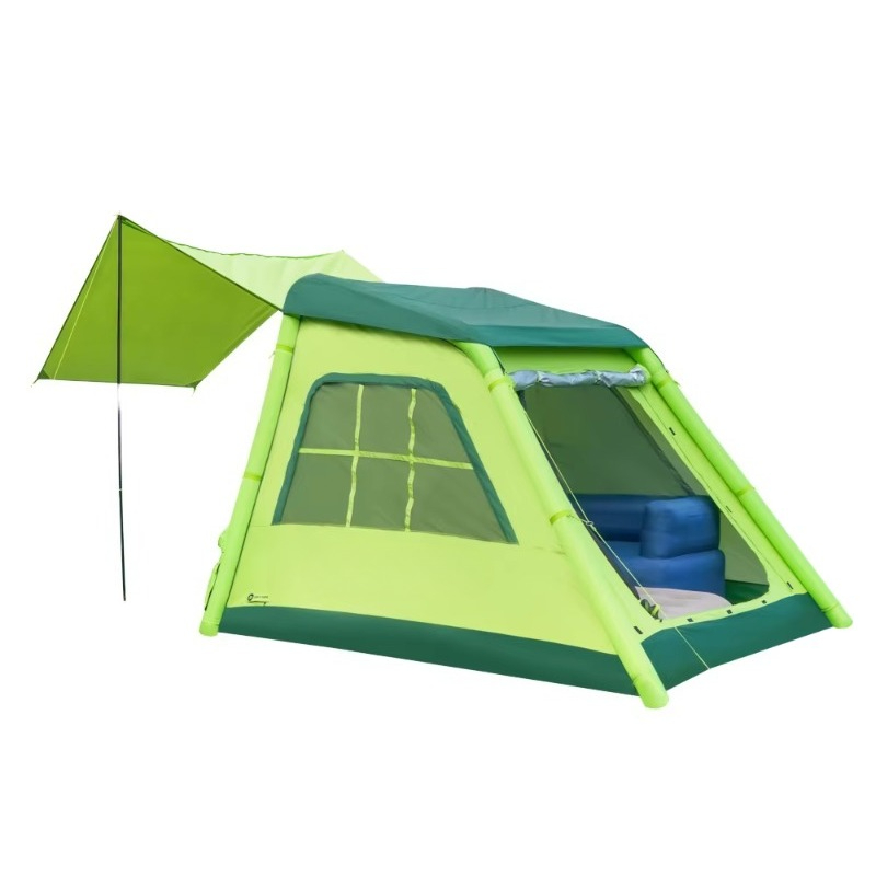 Portable Oxford Waterproof Inf - مراجعة Outdoor Camping Inflatable Tent وسعره