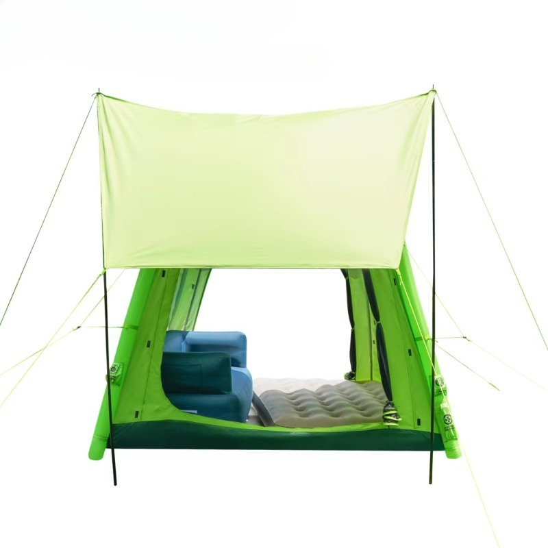 Portable Oxford Waterproof Inf - مراجعة Outdoor Camping Inflatable Tent وسعره