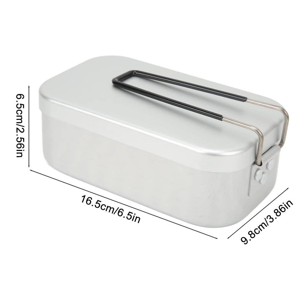 800ML Aluminum Lunch Boxes Out - مراجعة Outdoor Camping Cooking Equipment وسعره