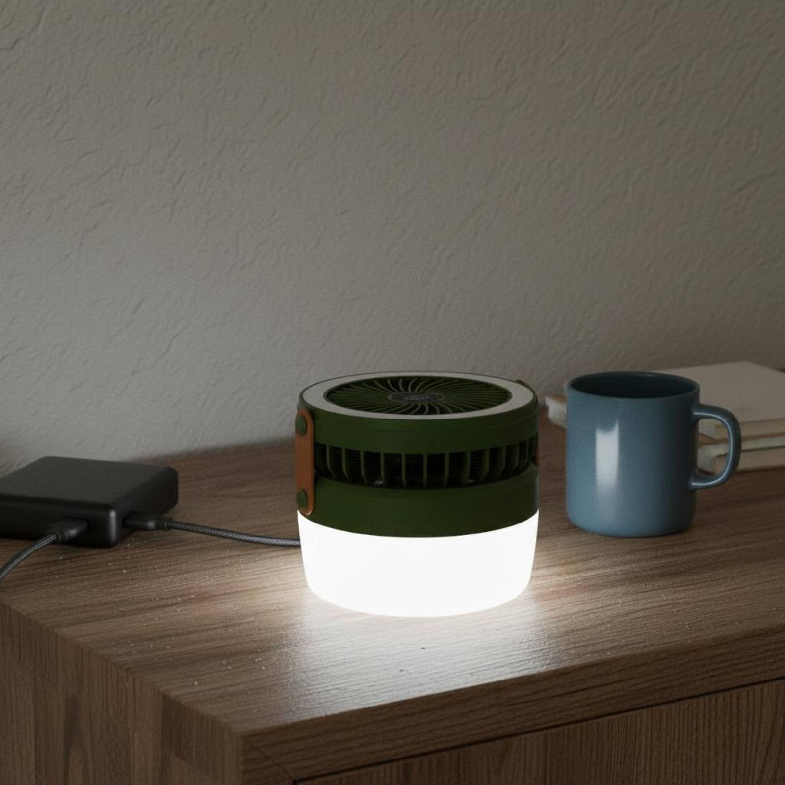 Solar Camping Fan Lantern Fold - مراجعة Camping Solar Lantern وسعره